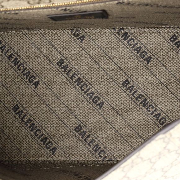 Gucci x Balenciaga The Hacker Project Hourglass Top Handle Bag GG Coated Canvas - Picture 6 of 8